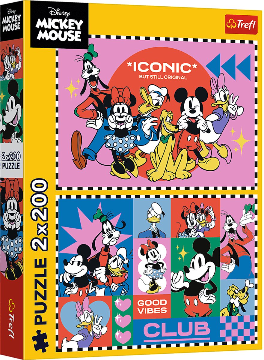 Puzzle Trefl Disney Friends 2x200 pièces FSC mix 70% puzzle pour enfants.