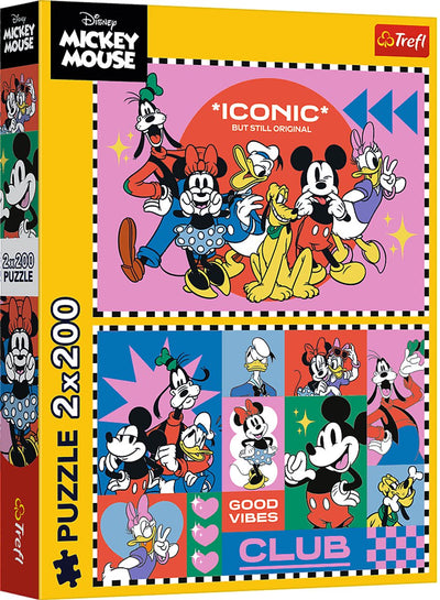 Puzzle Trefl Disney Friends 2x200 pièces FSC mix 70% puzzle pour enfants.