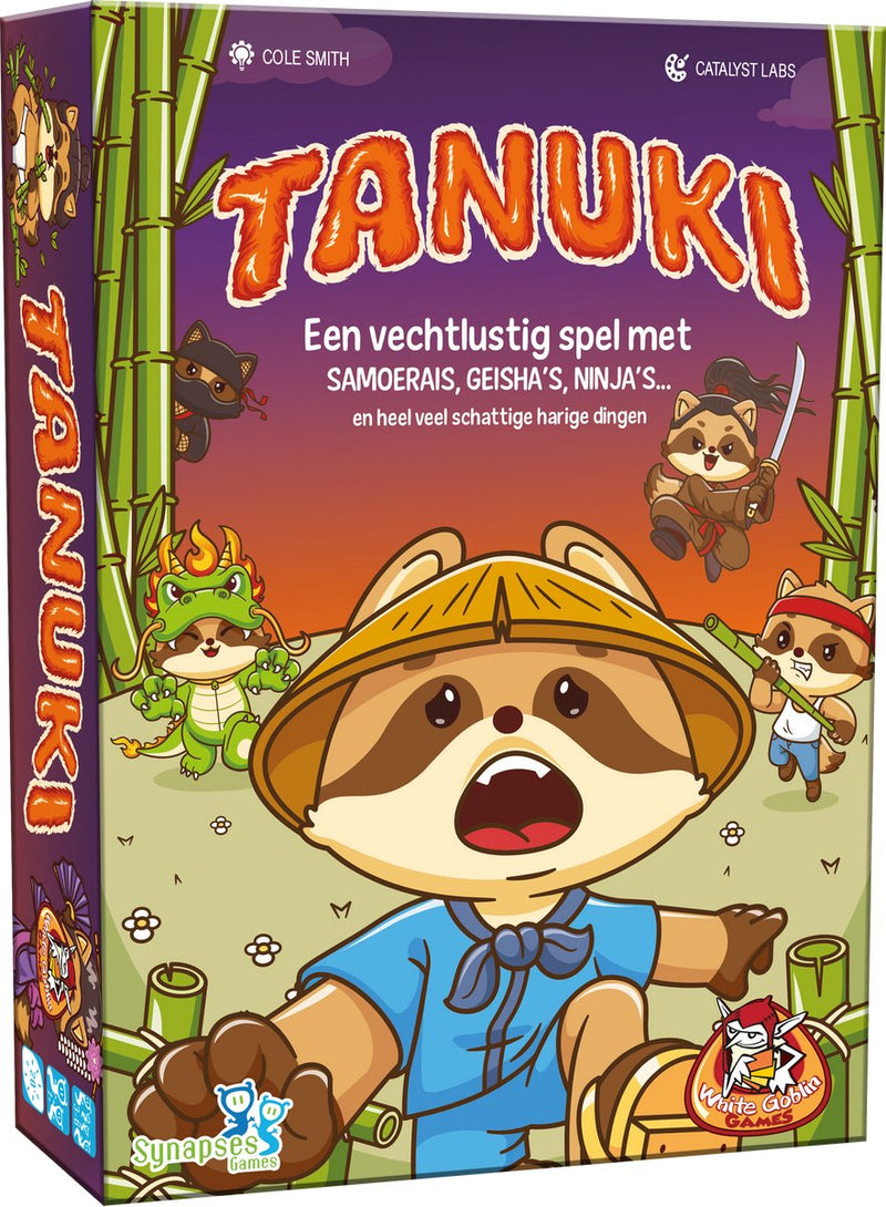 Jeux du gobelin blanc - tanuki - jeu de cartes - 3 à 6 joueurs - jeu de bougies pour enfants et adultes - à partir de 7 ans - jeu de voyage compact