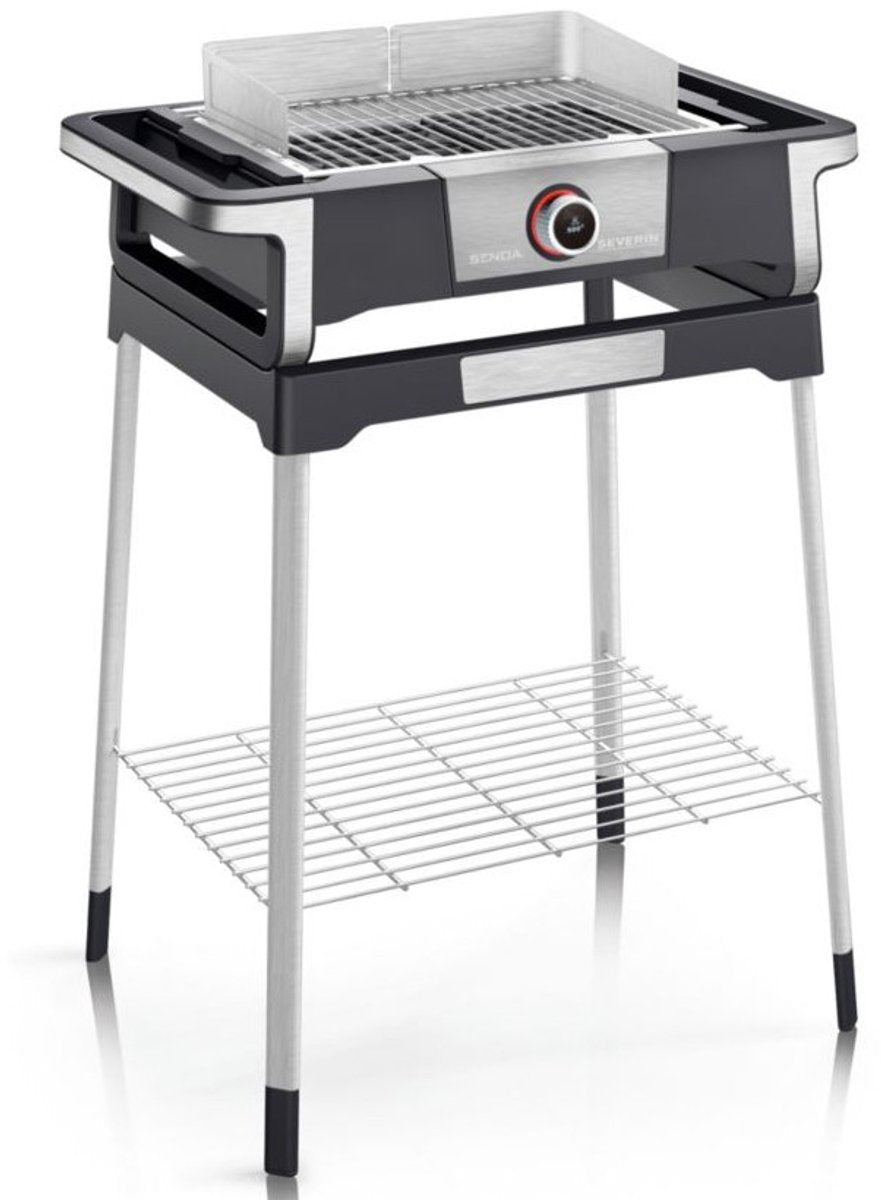 Severin PG 8118 DigitalBoost S 3000 W Grill Appareil de cuisson électrique Noir, Argent