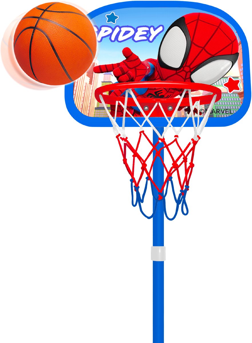 Support de basket réglable Stamp moyen 155 cm spidey