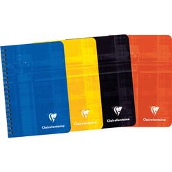 Cahier à spirale 68592 90g m2 9x14cm à carreaux 5x5mm 100 pages 50 feuilles