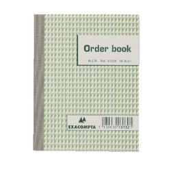 Carnet de commande exacompta 3132x 10x13,5 non imprimé ligné duplicata autocopiant nl fr