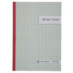 Carnet de commande exacompta 3141x 21x29,7cm ligne non imprimée triple autocopiant nl fr