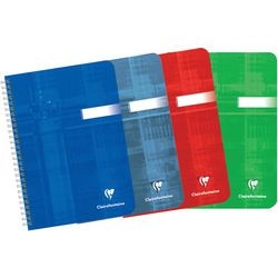 Cahier à spirale 8542 90g m2 14,8x21cm à carreaux 5x5mm 90 feuilles