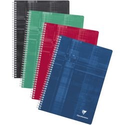 Cahier à spirale 8165 90g m2 21x29,7cm ligné 180 pages 90 feuilles