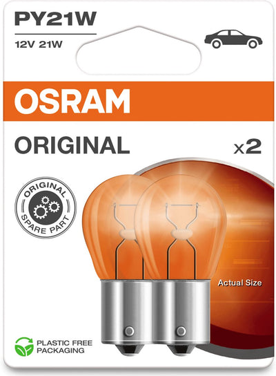 Osram py21w - 21w - bau15s - ambre