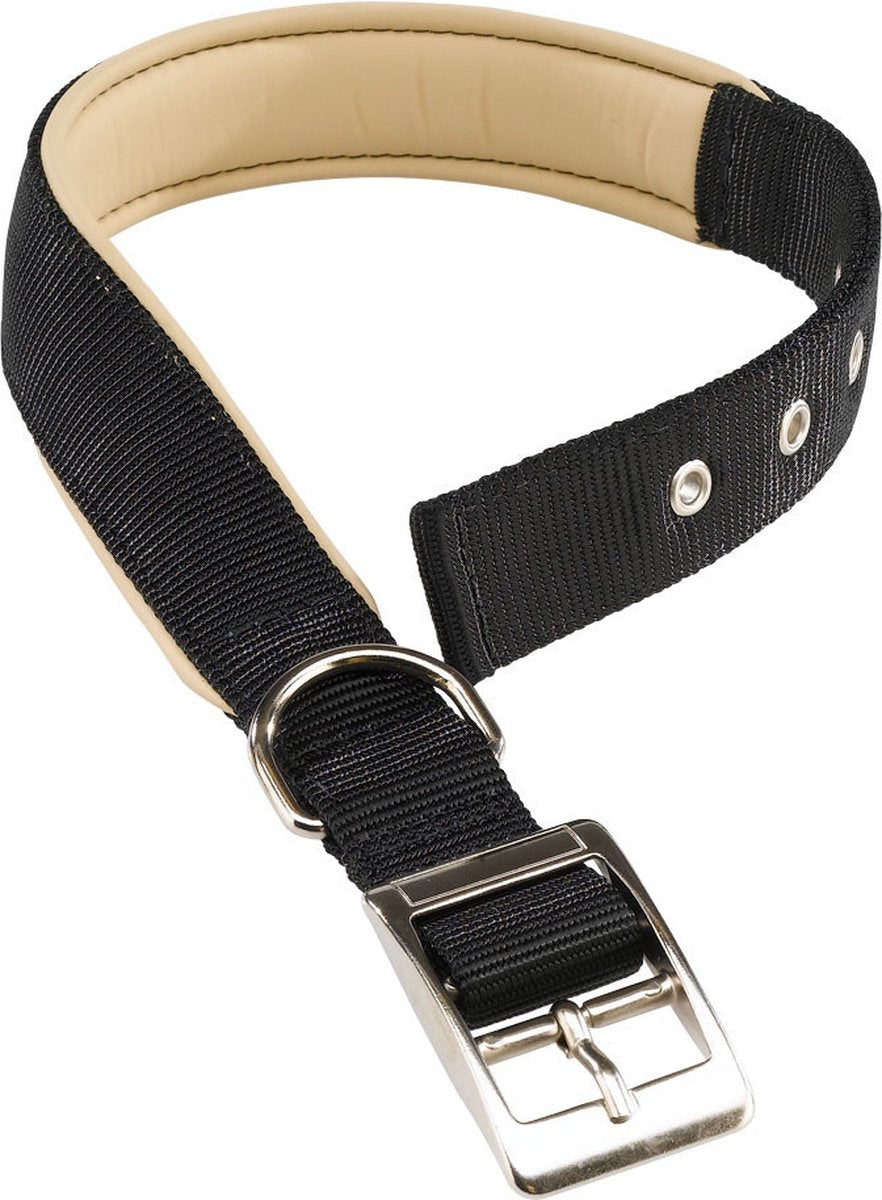 Ferplast collier pour chien daytona 43 x 2 cm acier nylon noir