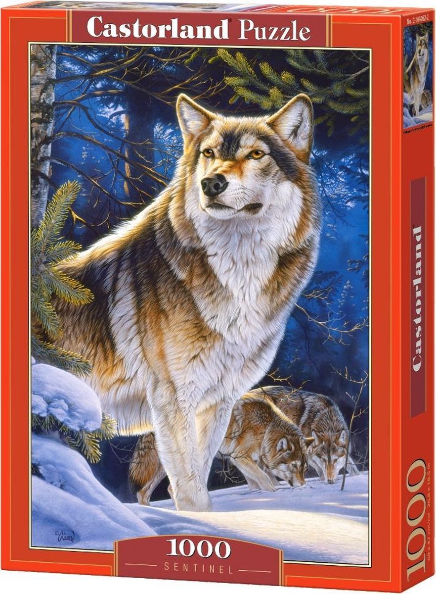 Castorland sentinelle – puzzle – 1 000 pièces – finition satinée – ajustement parfait – qualité européenne