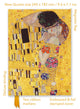 Arbre à flammes Gustav Klimt : le baiser (journal in-quarto déjoué)