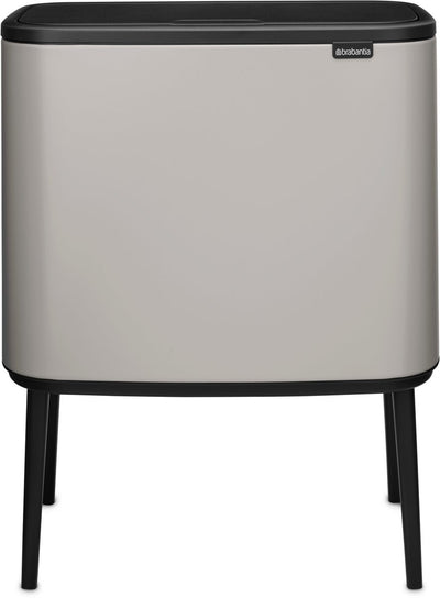 Poubelle Brabantia bo touch bin - 36 litres - 1 compartiment - gris soft