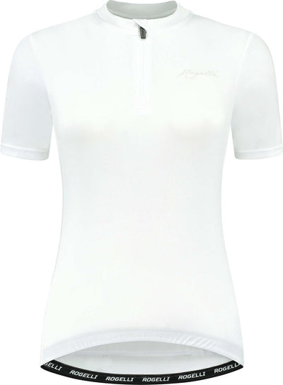 Rogelli core maillot de cyclisme femme - manches courtes - blanc - l