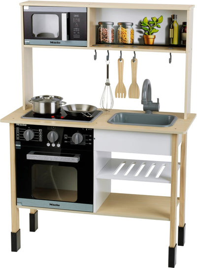 Klein Toys - Cuisine jouet en bois miele - 70x30x91 cm - incl. effets lumineux et sonores - bois