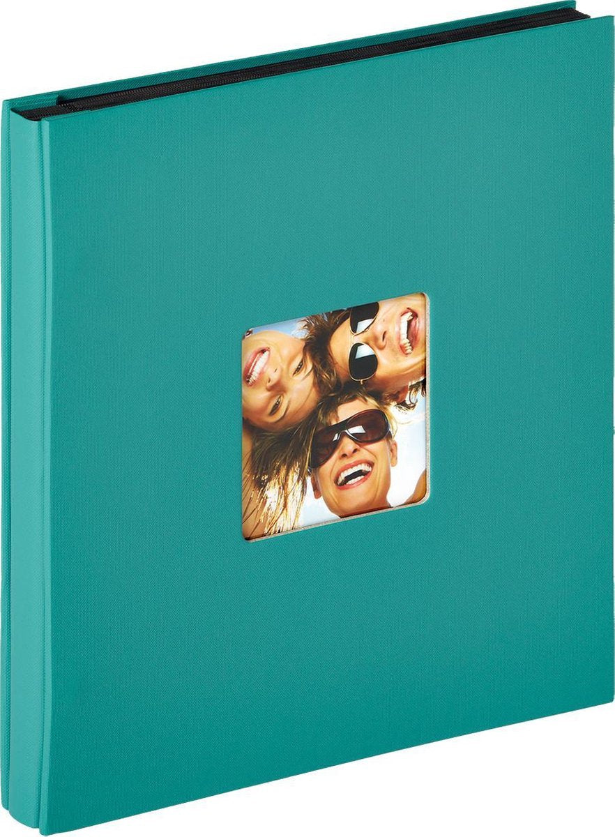 Walther ea-110-k fun - album de photos - format 31 x 33 cm - 400 photos 10 x 15 cm - vert pétrole