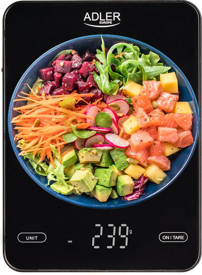 Adler ad 3177b - balance de cuisine 10kg chargée via USB