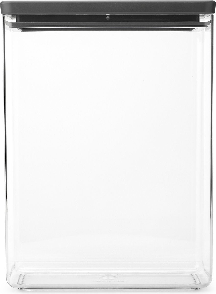 Boîte de conservation Brabantia savoureux+ - empilable - 5,4 l - gris foncé