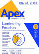 Fellowes apex film de plastification a3 service moyen 100pk 125micronmm