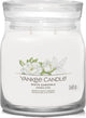 Bougie Yankee - bougie parfumée moyenne gardénia blanc - 50 heures de combustion - 2 mèches