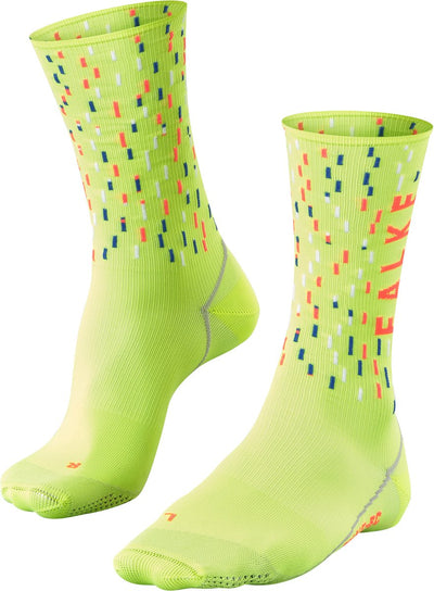 Falke bc chaussettes de cyclisme en matériau fonctionnel anti-ampoules unisexe jaune - taille 37-38