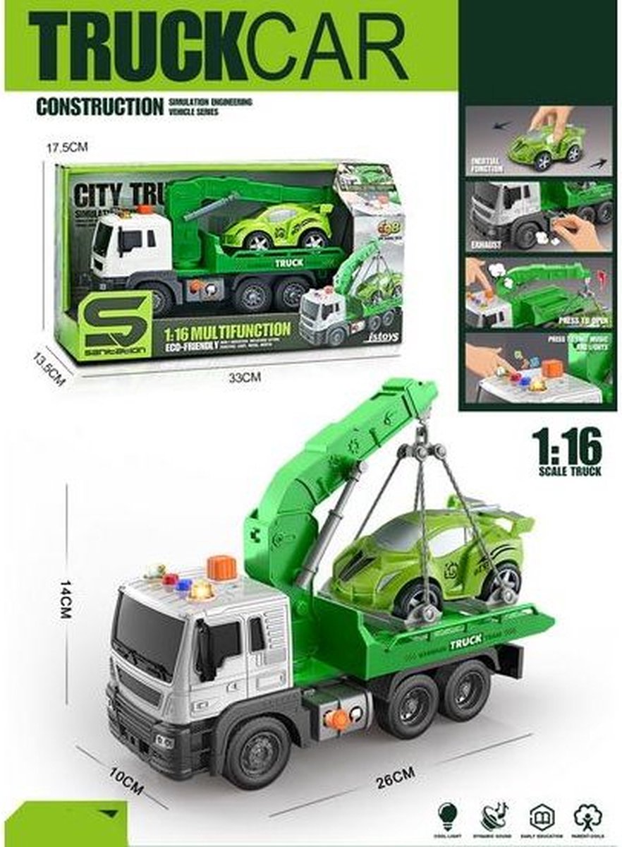 Amuuso 1:16 camion friction (lumière, son).