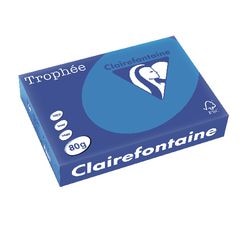 Papier clairefontaine 1781 80g m2 a4 couleur intense caraïbe