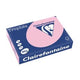 Papier coloré trophée clairefontaine 1973 80g m2 a4 rose pastel