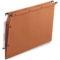 Classeur suspendu latéral elba 500000 240g m2 a4 bouton poussoir fond en v