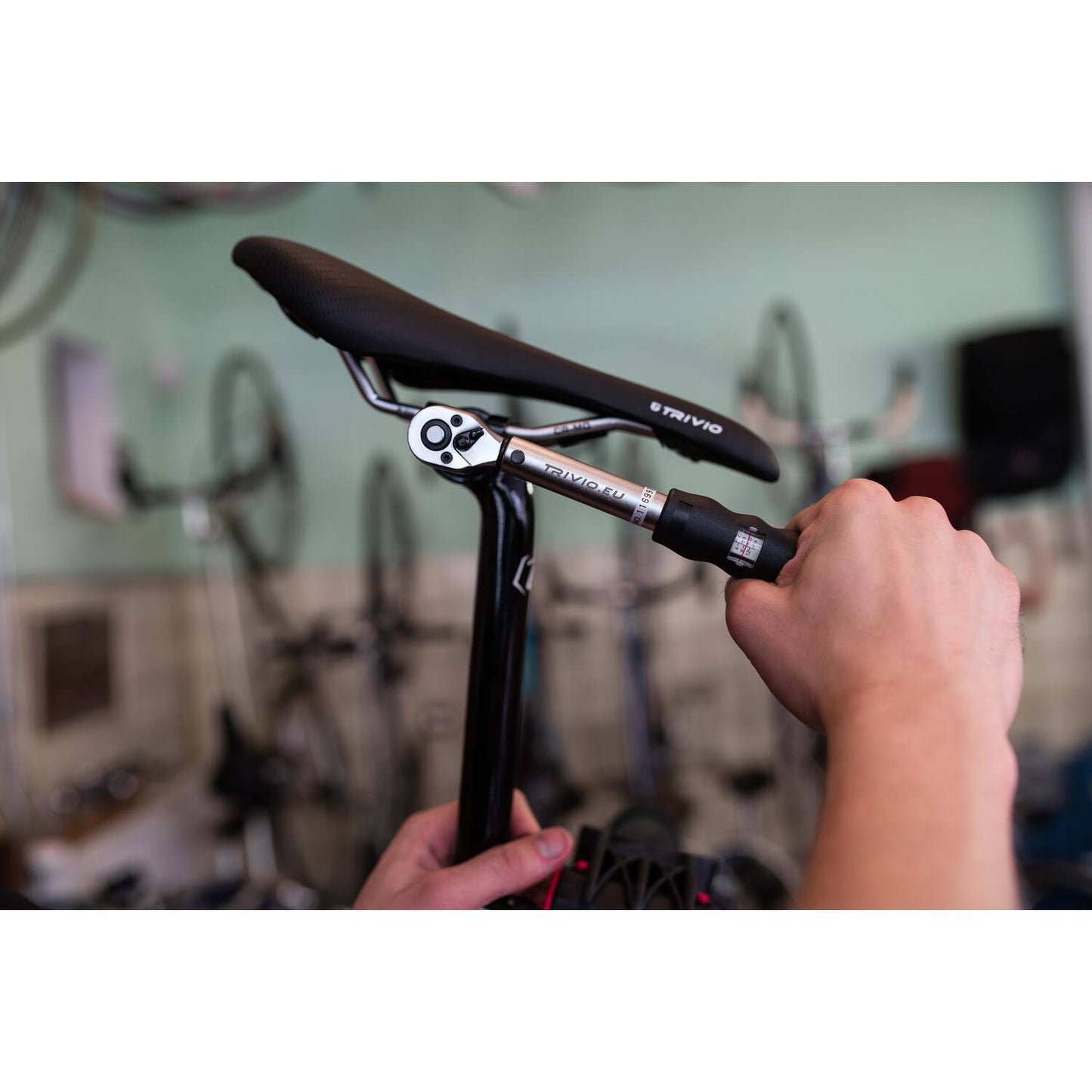 Trivio - jeu de clés dynamométriques pour outils de vélo 2-14nm 1 4 + jeu d'embouts