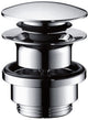 Bonde de vidage Hansgrohe à ouverture par pression pour mitigeurs de lavabo et de bidet - chrome