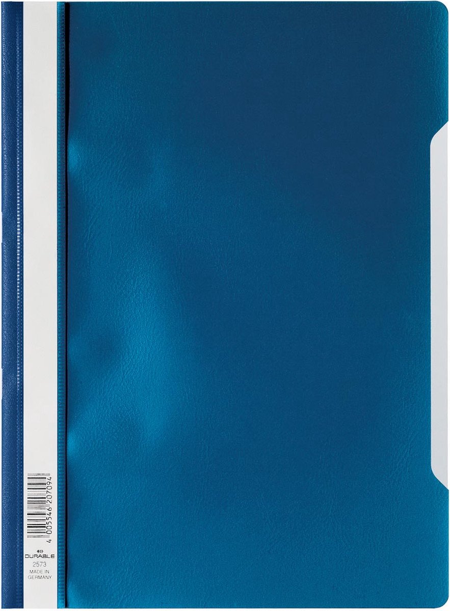 Dossier à fixation rapide durable ft A4 bleu foncé 25 pièces