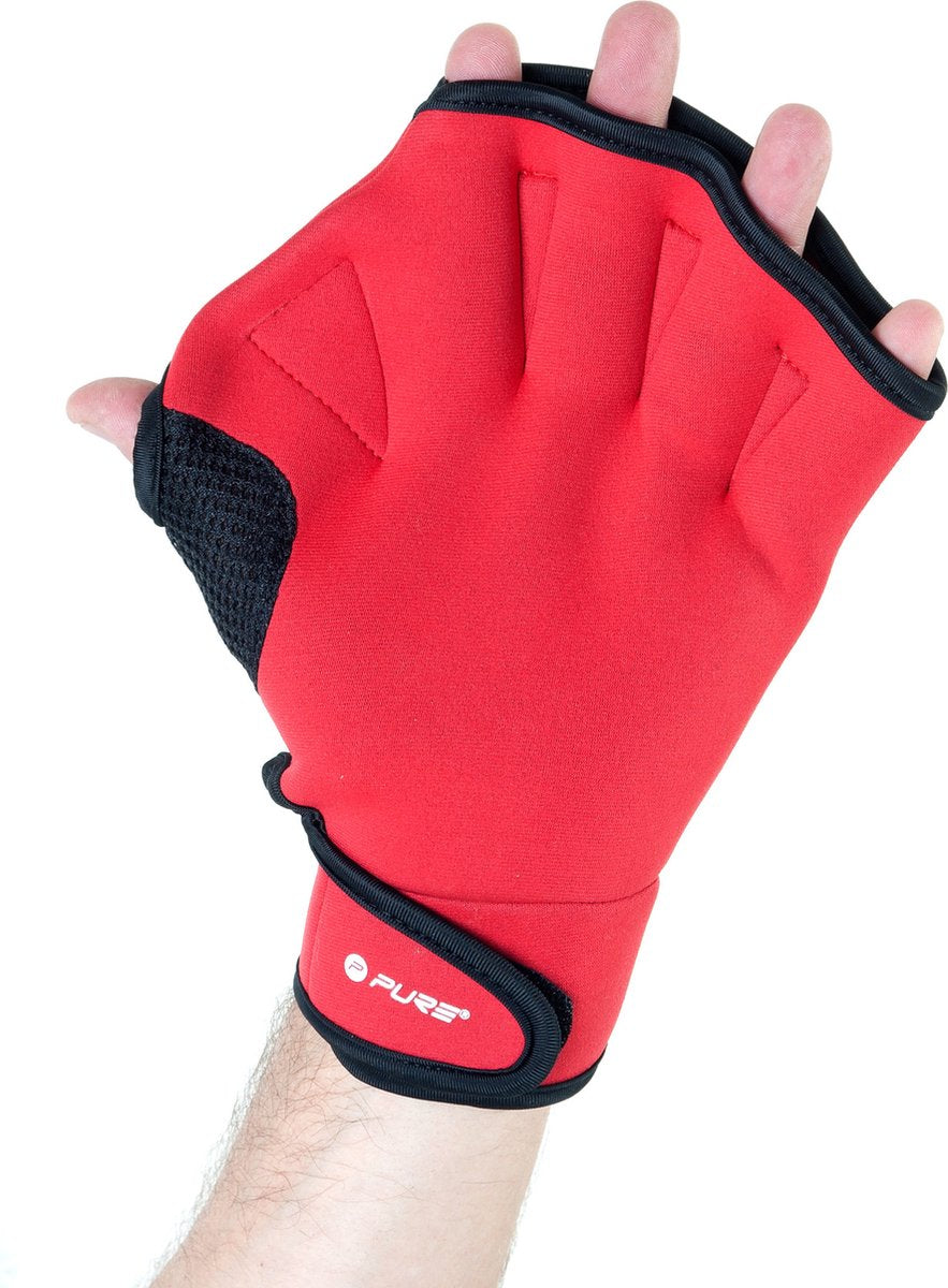 Pure 2 améliorer pure2improve gants de natation unisexe rouge taille l