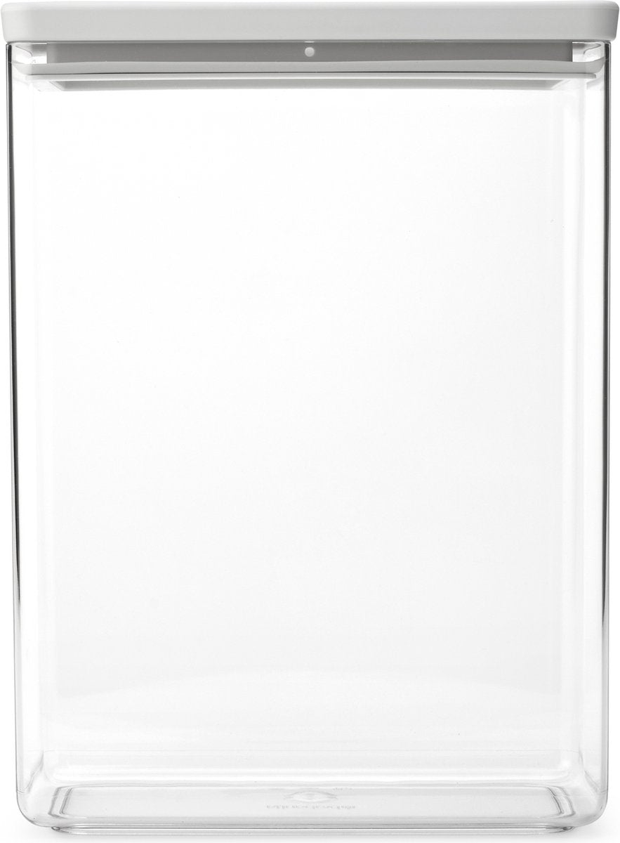Boîte de conservation Brabantia savoureux+ - empilable - 5,4 l - gris clair