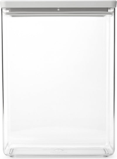 Boîte de conservation Brabantia savoureux+ - empilable - 5,4 l - gris clair