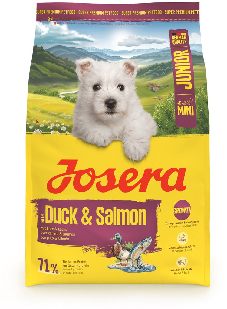 Josera canard saumon - nourriture pour chien - mini junior - 3 kg