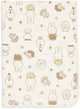Jollein couverture bébé berceau - 75x100cm - jersey - ferme familiale miffy