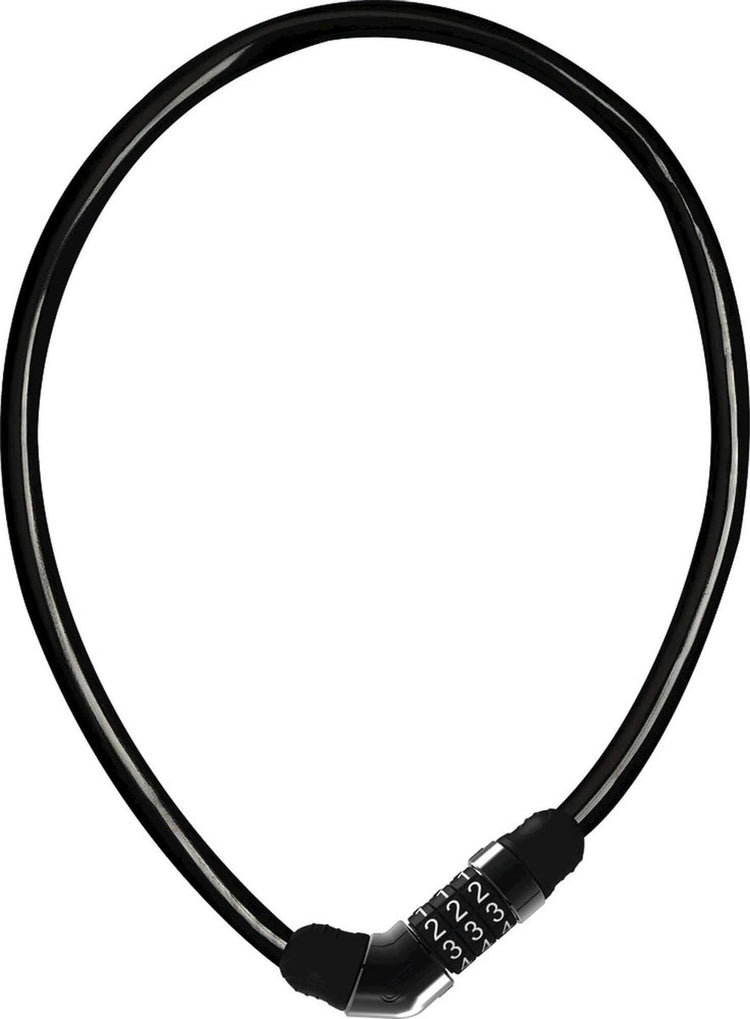 Câble antivol Abus 4408c - serrure à combinaison - câble en acier de 65 cm de long avec revêtement en plastique - niveau de sécurité 2 - bleu