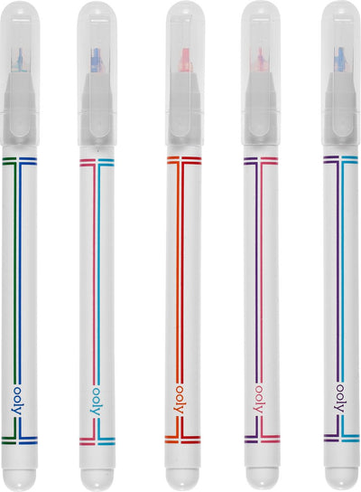 Ooly - see double - surligneurs fins à double pointe - 5 pièces