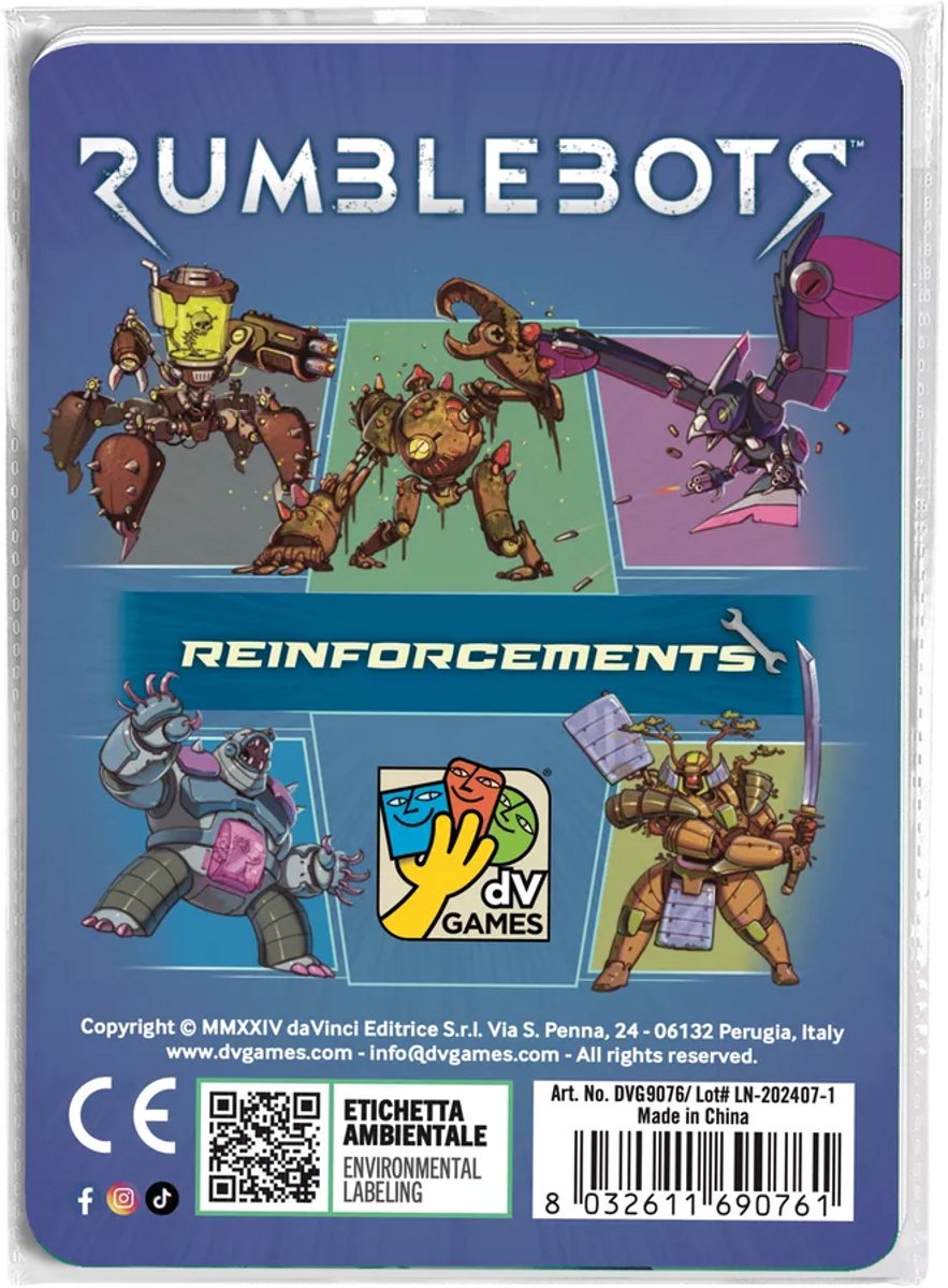 Renforts des Rumblebots d'Asmodee
