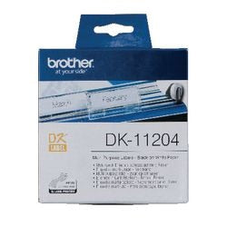 Étiquettes brother dk11204 54x17mm blanc