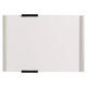 Panneau de porte panneau d'information plaque acrylique arrière en aluminium durable 14,9x10,55 cm