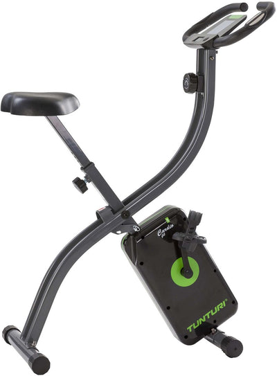 Tunturi cardio fit b20 x-bike - vélo d'appartement - vélo de fitness - vélo d'entraînement - pliable - réglable - 8 niveaux de résistance