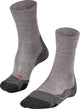 Falke tk2 mélange anti-ampoules laine épaisse matériau fonctionnel chaussettes de marche femme gris - taille 39-40