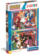 Clementoni - puzzle - 2x60 pièces - sonic - puzzle pour enfants - à partir de 4 ans