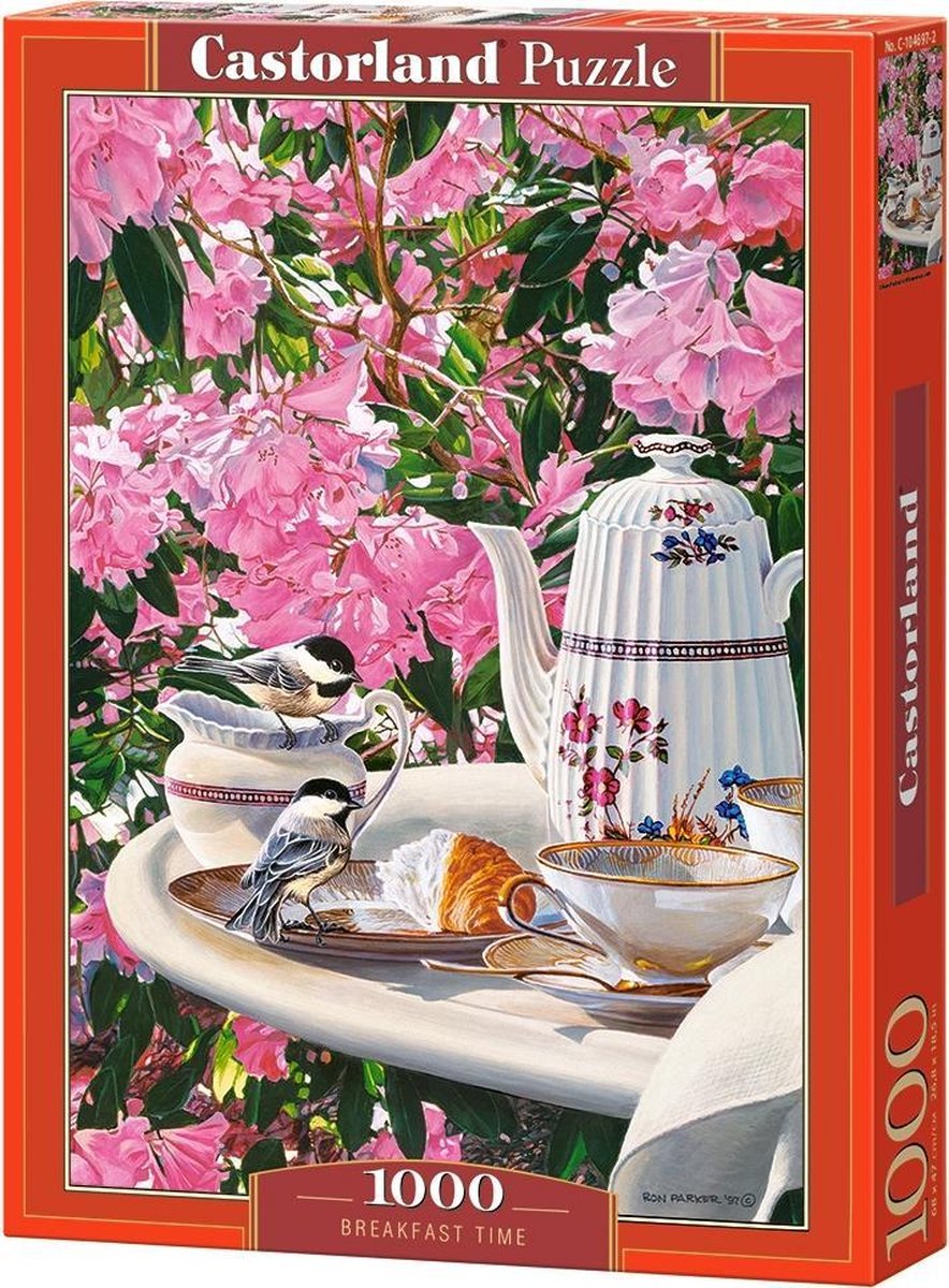 Castorland Breakfast Time – Puzzle – 1 000 pièces – Finition satinée – Ajustement parfait – Qualité européenne