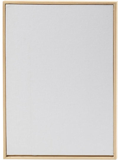 Panneau de toile Creativ company avec cadre, A4, format 29,7x21 cm, 280 gr, blanc, 10 pièces 1 boîte