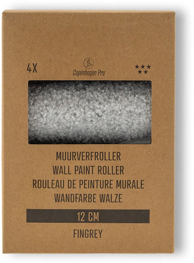 Rouleau à peinture Copenhagen pro - efficace, professionnel - fingrey - 10 cm d'épaisseur 4 pièces