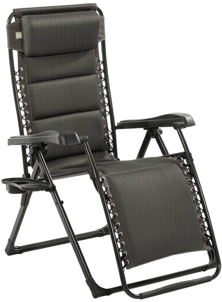 Chaise barletta Travellife relax gris foncé