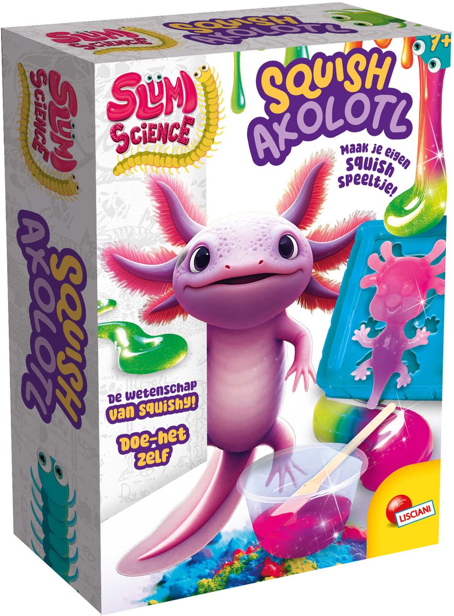 Lisciani Slumi Science Pocket Squish Axolotl fr