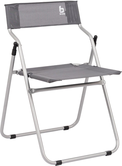Bo-camp - chaise pliante - albany - gris