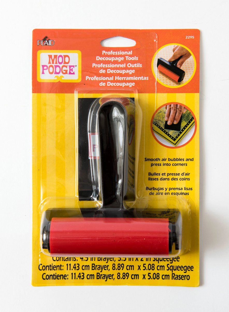 Ensemble d'outils de lissage de découpage professionnel Mod Podge - brayer et raclette